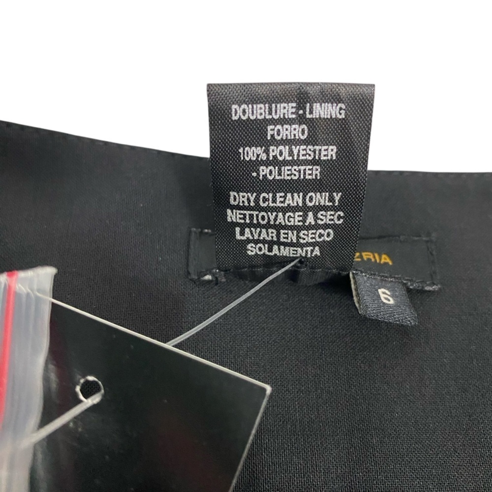 BCBGMAXAZRIA Womens Dress Pants Size 6 Black Rayon Wool Spandex Blend Bootcut - Picture 9 of 10